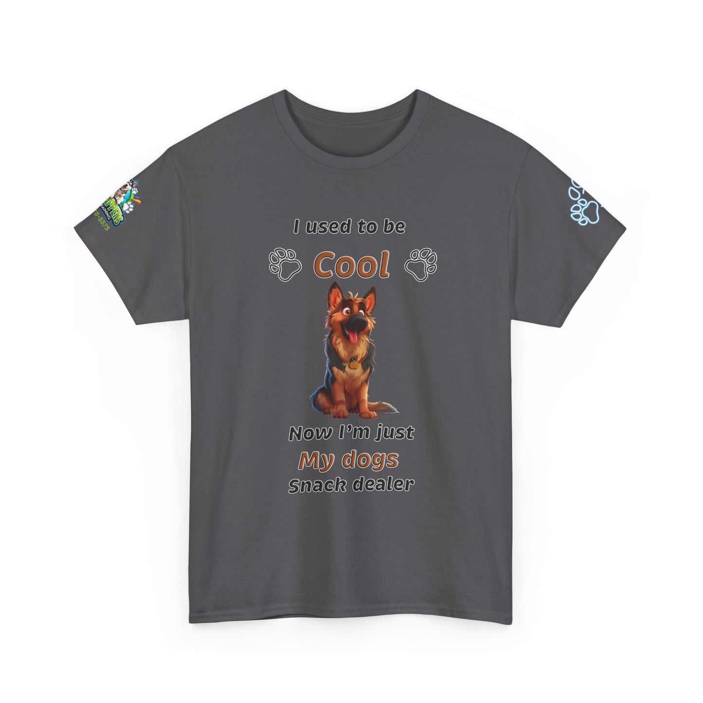 Dog Snack Dealer T‑Shirt — "I Used to Be Cool, Now I'm Just My Dog's Snack Dealer"