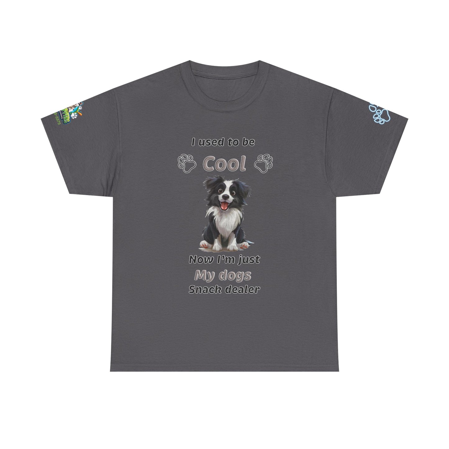 I Used to Be Cool, Now I'm My Dog's Snack Dealer Tee — Border Collie  Shirt