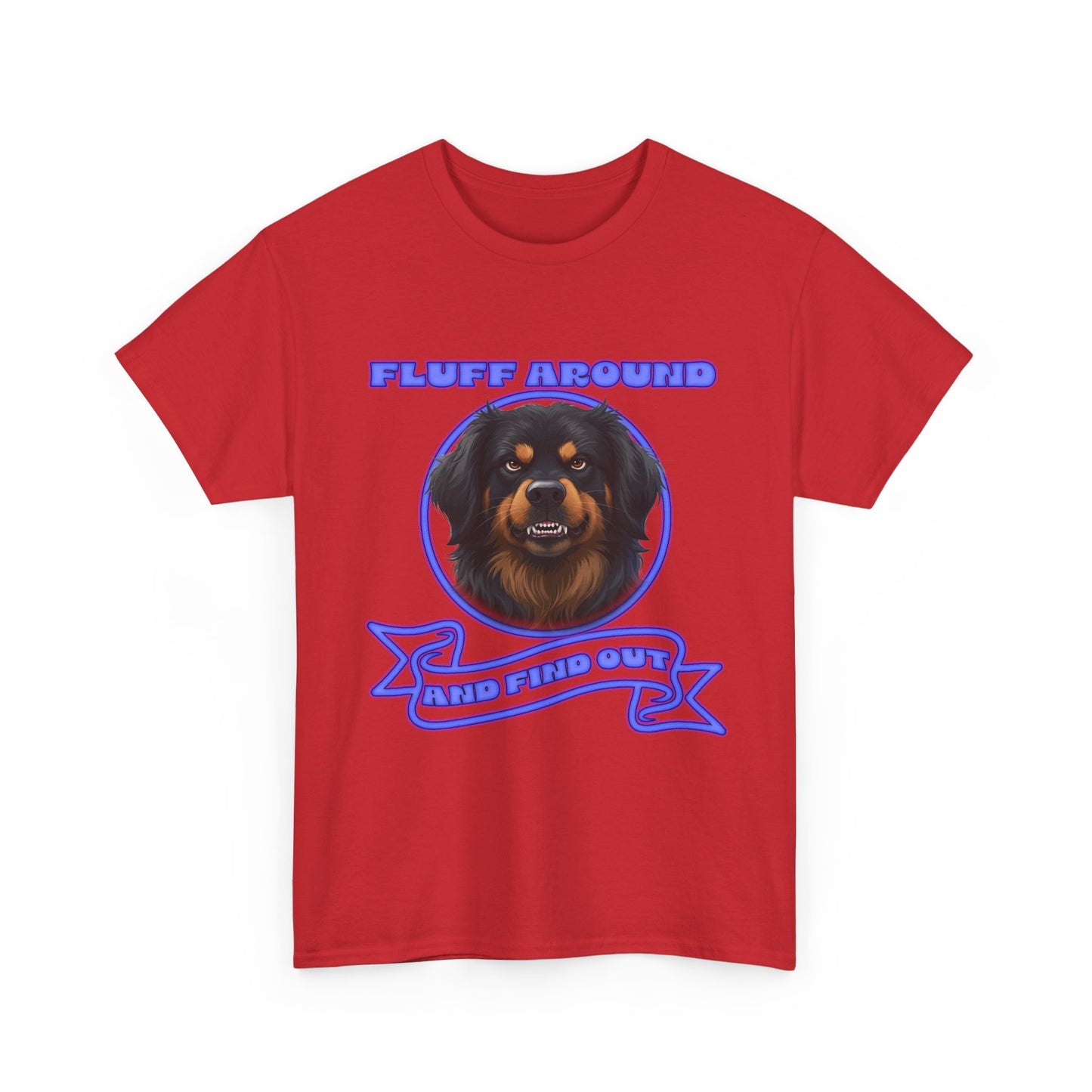 Fluff Around' Graphic Tee – Funny Dog Lover Shirt