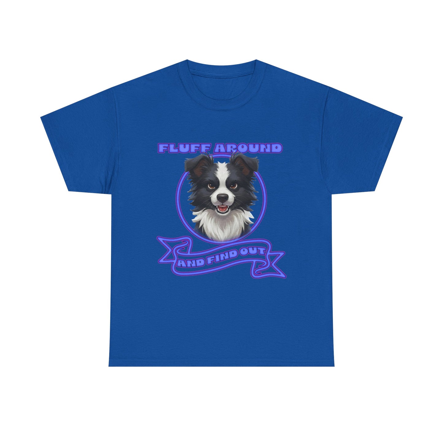 Border Collie Tee — "Fluff Around, Herd Proud" Dog Lover Shirt