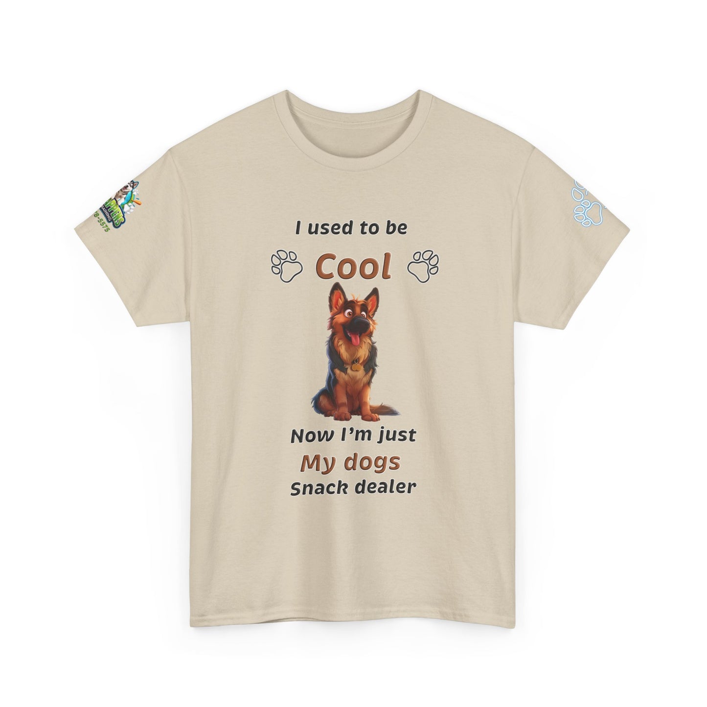 Dog Snack Dealer T‑Shirt — "I Used to Be Cool, Now I'm Just My Dog's Snack Dealer"