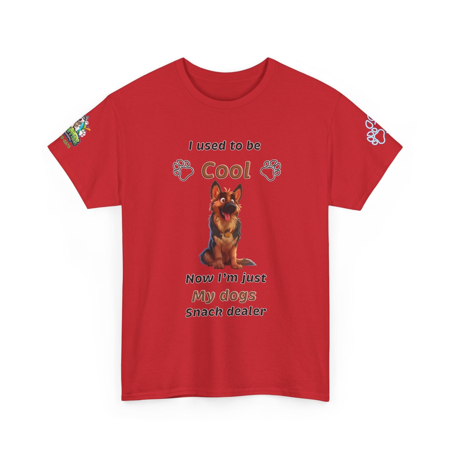 Dog Snack Dealer T‑Shirt — "I Used to Be Cool, Now I'm Just My Dog's Snack Dealer"