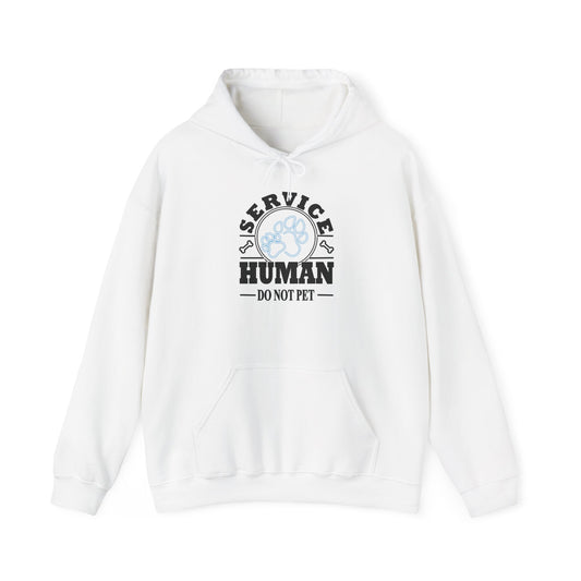 "Do Not Pet" Paw Print Comfort Sweatshirt Front only print