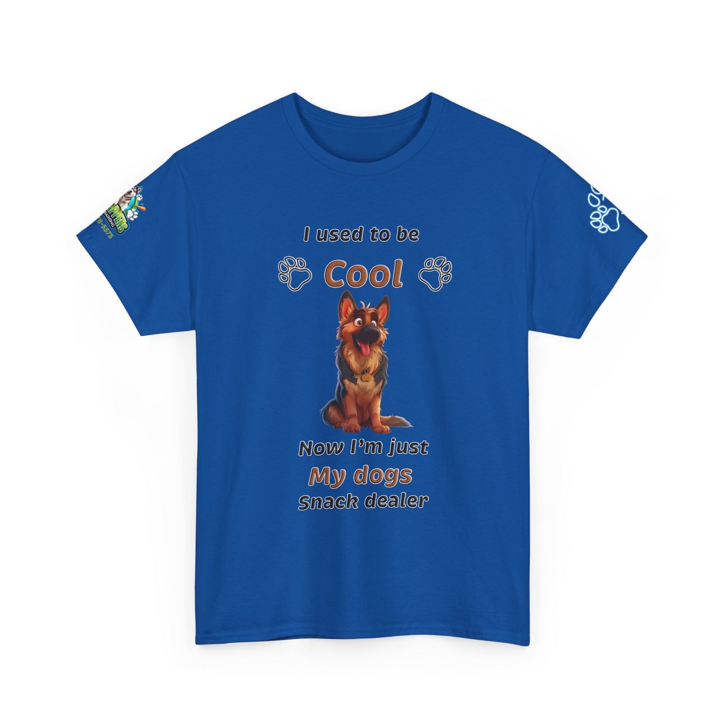 Dog Snack Dealer T‑Shirt — "I Used to Be Cool, Now I'm Just My Dog's Snack Dealer"