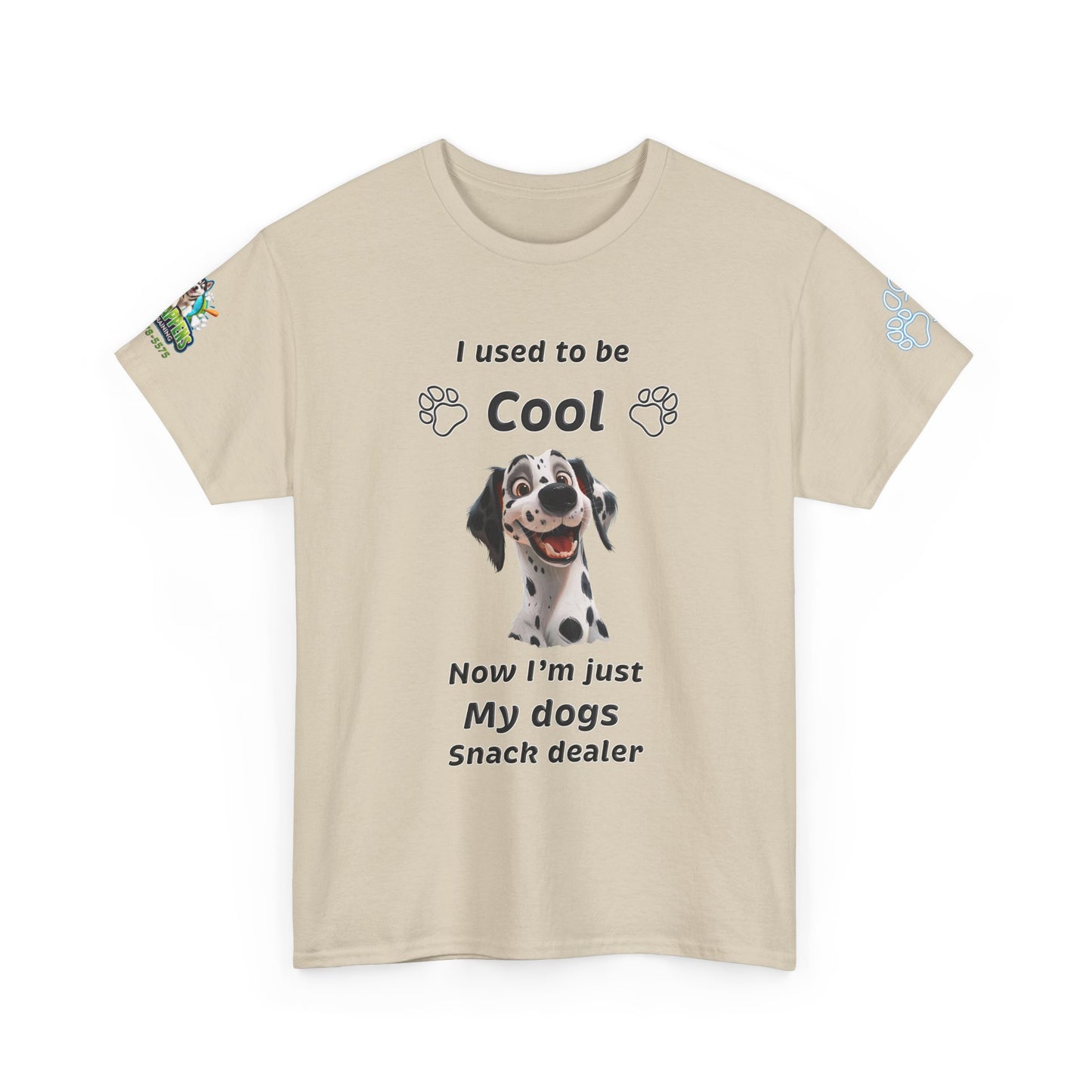 Dalmatian 'I'm My Dog's Snack Dealer' T-Shirt