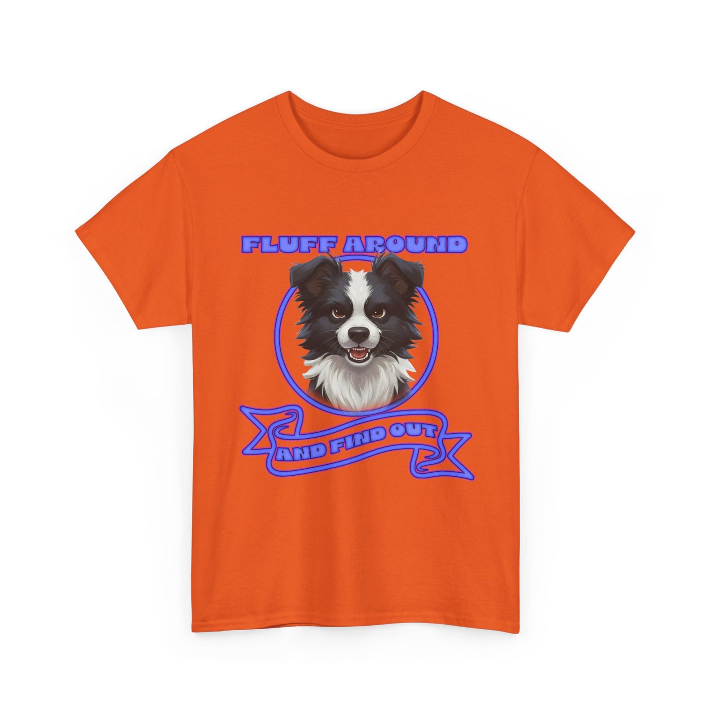 Border Collie Tee — "Fluff Around, Herd Proud" Dog Lover Shirt