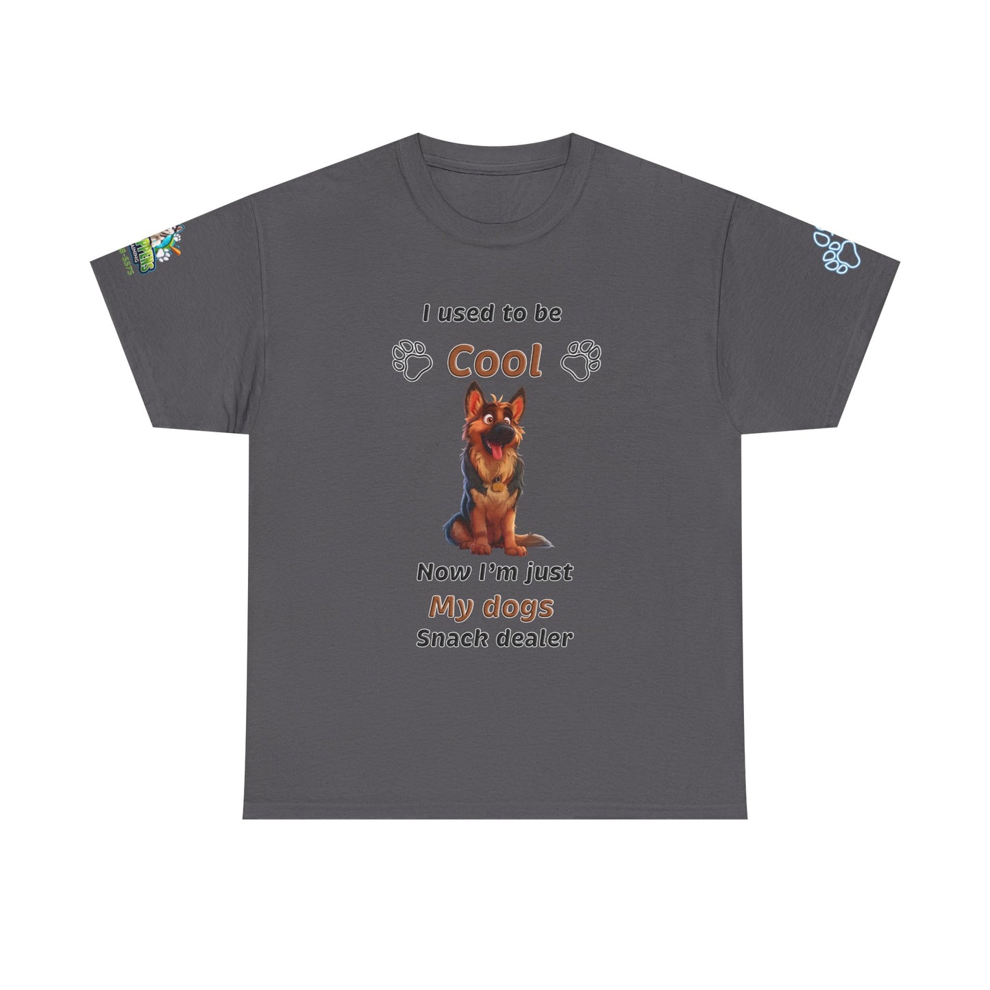 Dog Snack Dealer T‑Shirt — "I Used to Be Cool, Now I'm Just My Dog's Snack Dealer"