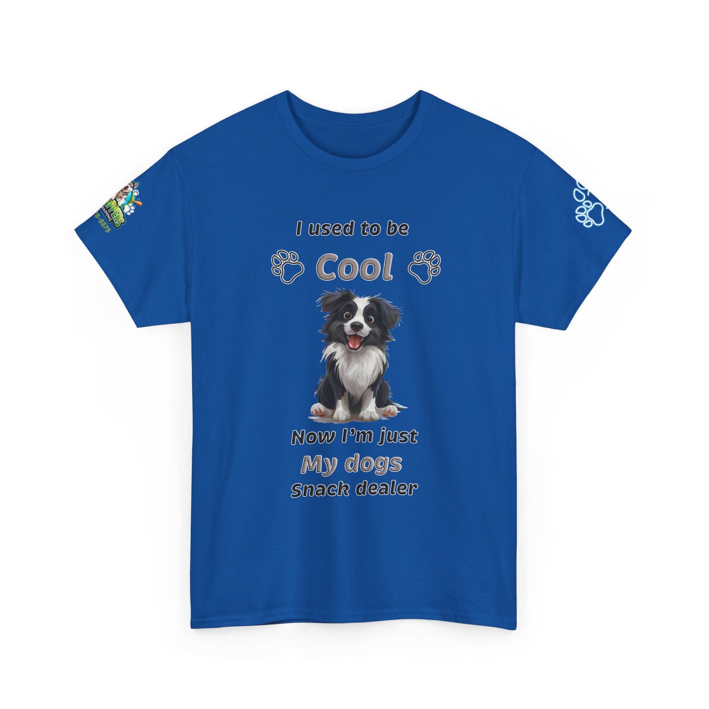 I Used to Be Cool, Now I'm My Dog's Snack Dealer Tee — Border Collie  Shirt