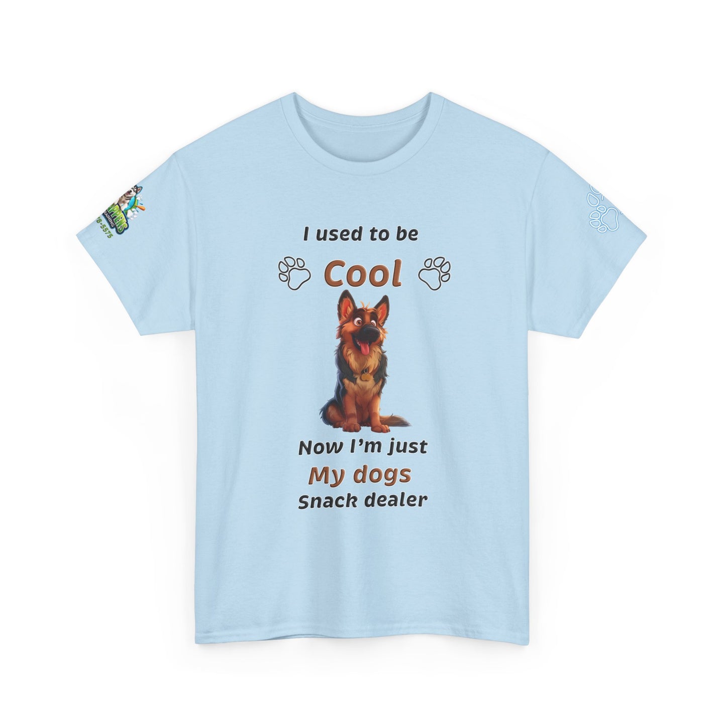 Dog Snack Dealer T‑Shirt — "I Used to Be Cool, Now I'm Just My Dog's Snack Dealer"