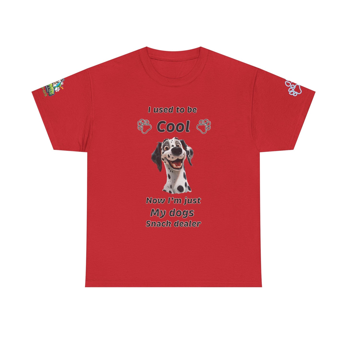 Dalmatian 'I'm My Dog's Snack Dealer' T-Shirt