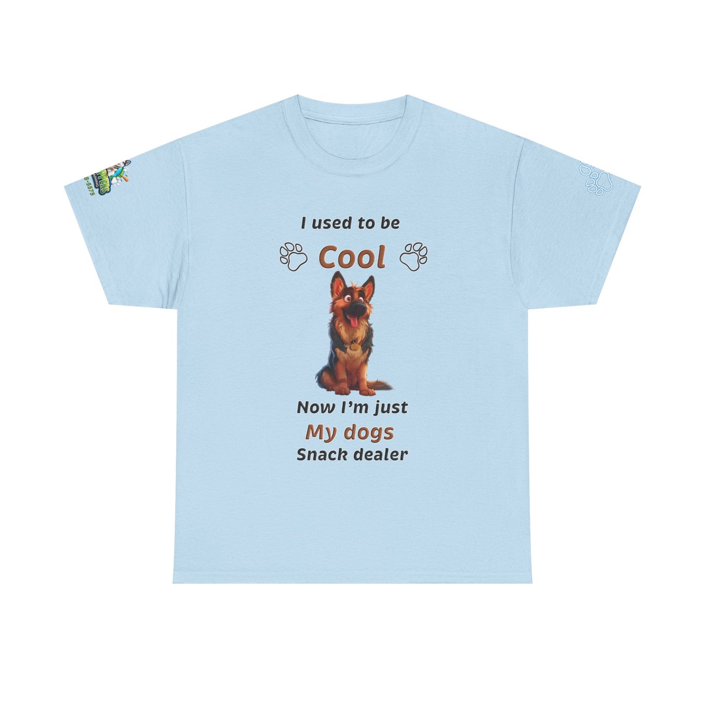 Dog Snack Dealer T‑Shirt — "I Used to Be Cool, Now I'm Just My Dog's Snack Dealer"