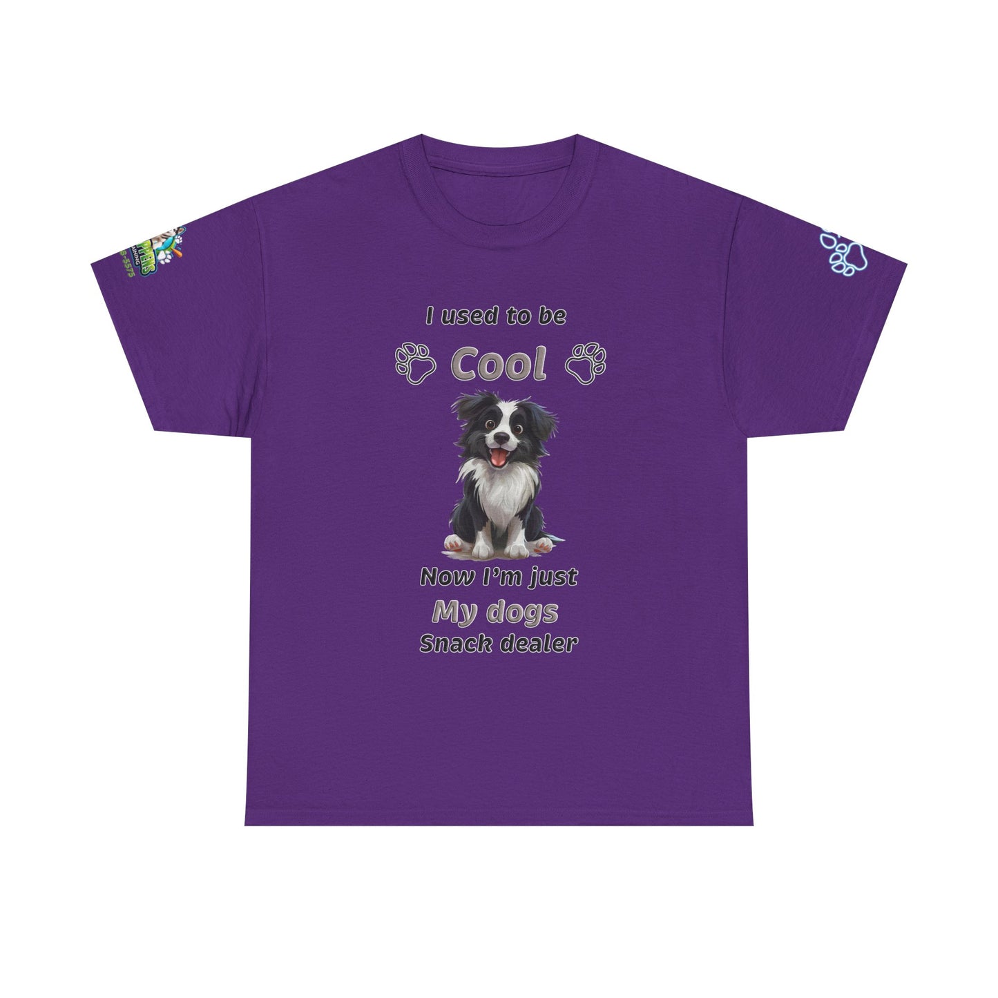 I Used to Be Cool, Now I'm My Dog's Snack Dealer Tee — Border Collie  Shirt