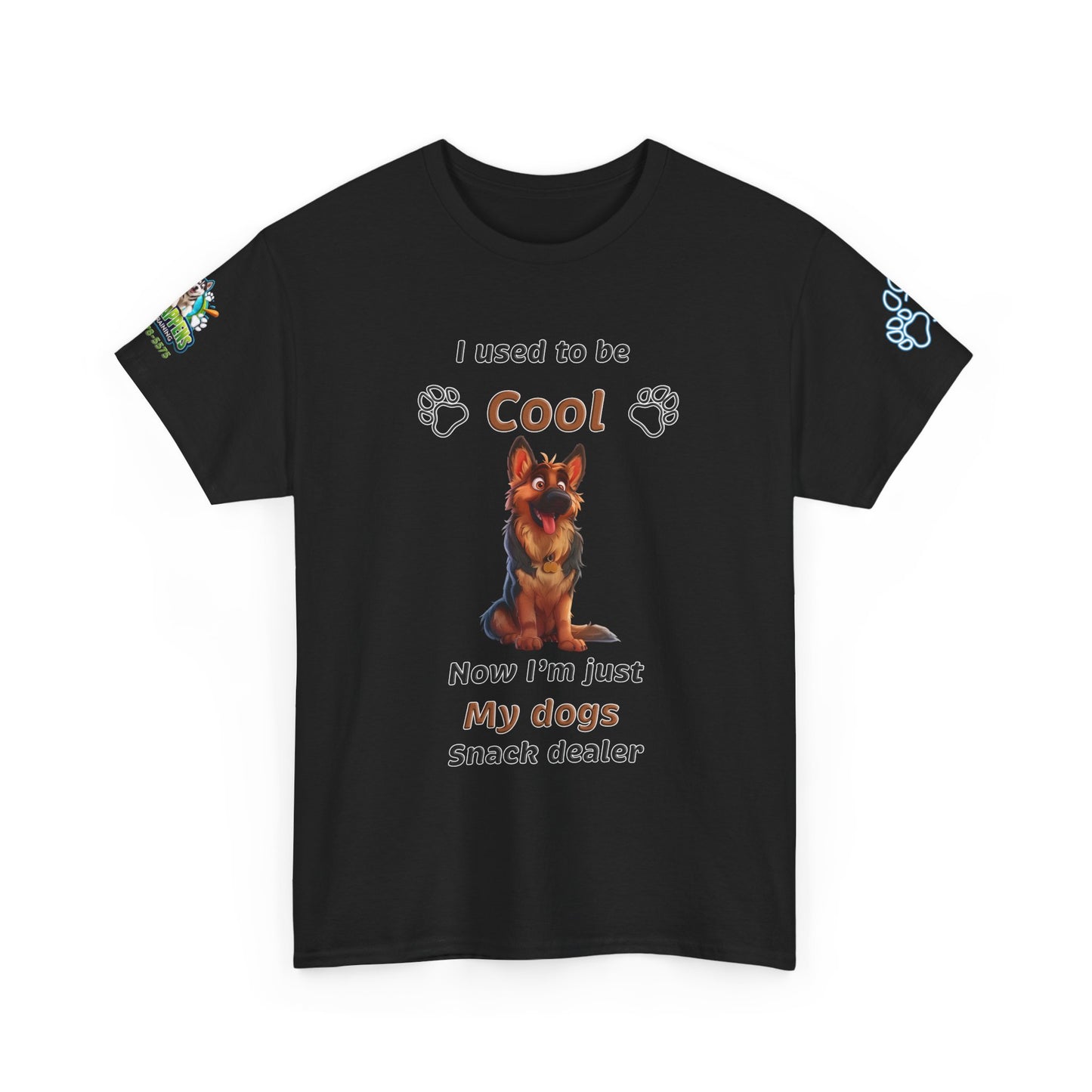 Dog Snack Dealer T‑Shirt — "I Used to Be Cool, Now I'm Just My Dog's Snack Dealer"