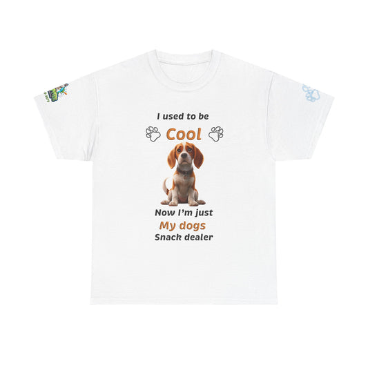 English Pointer 'I Used to Be Cool, Now I'm My Dog's Snack Dealer' T-Shirt