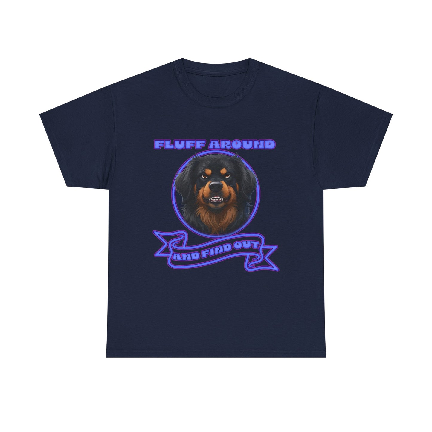Fluff Around' Graphic Tee – Funny Dog Lover Shirt