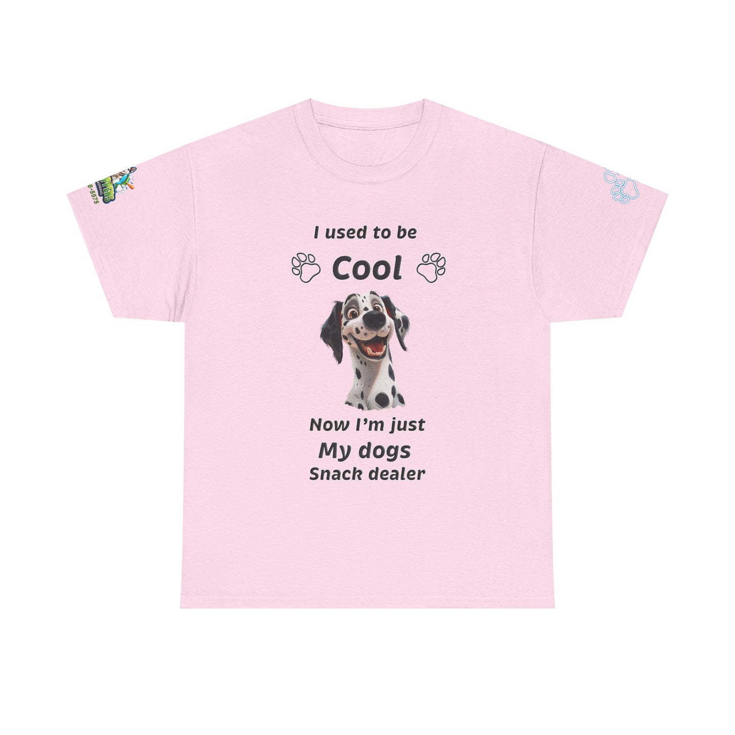 Dalmatian 'I'm My Dog's Snack Dealer' T-Shirt