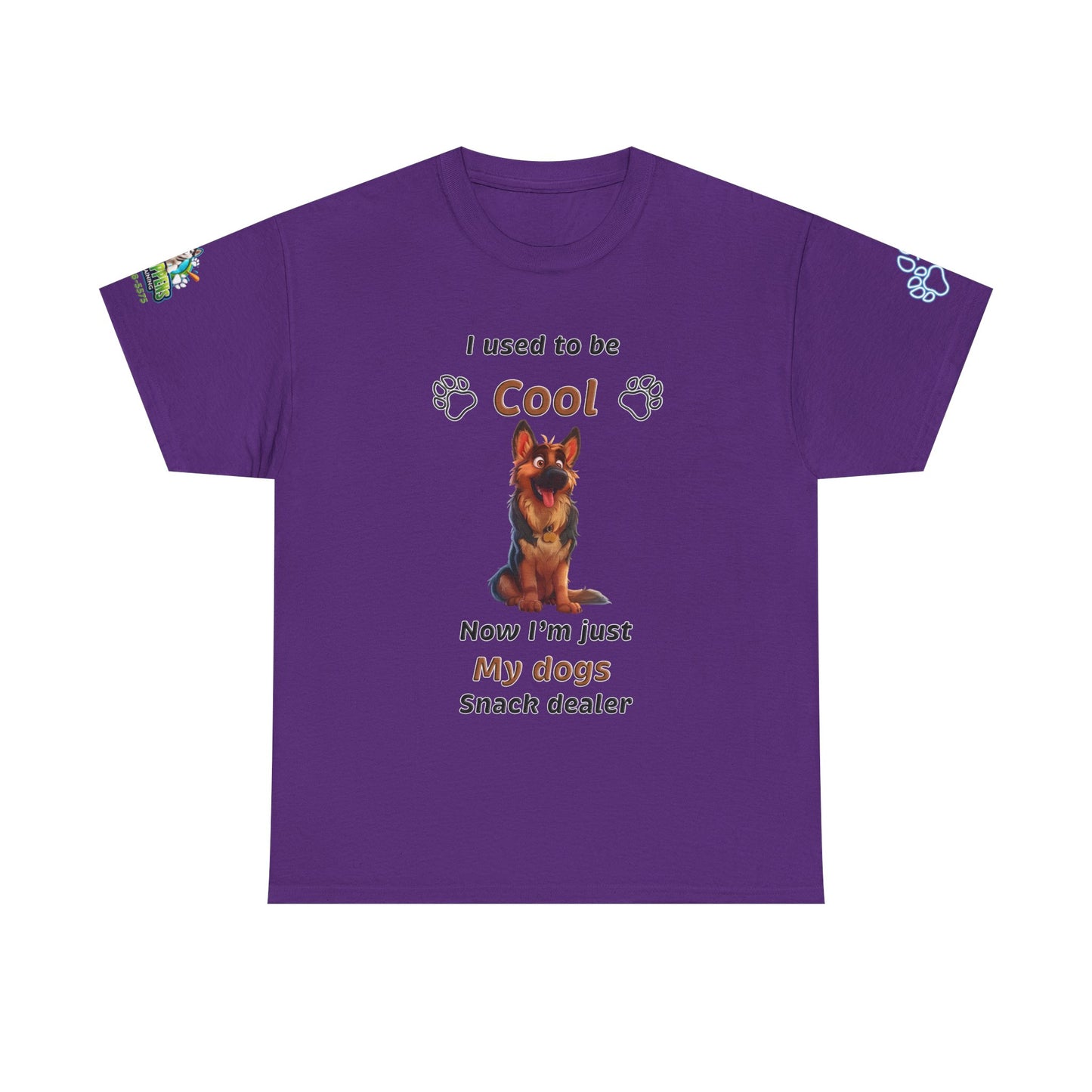 Dog Snack Dealer T‑Shirt — "I Used to Be Cool, Now I'm Just My Dog's Snack Dealer"