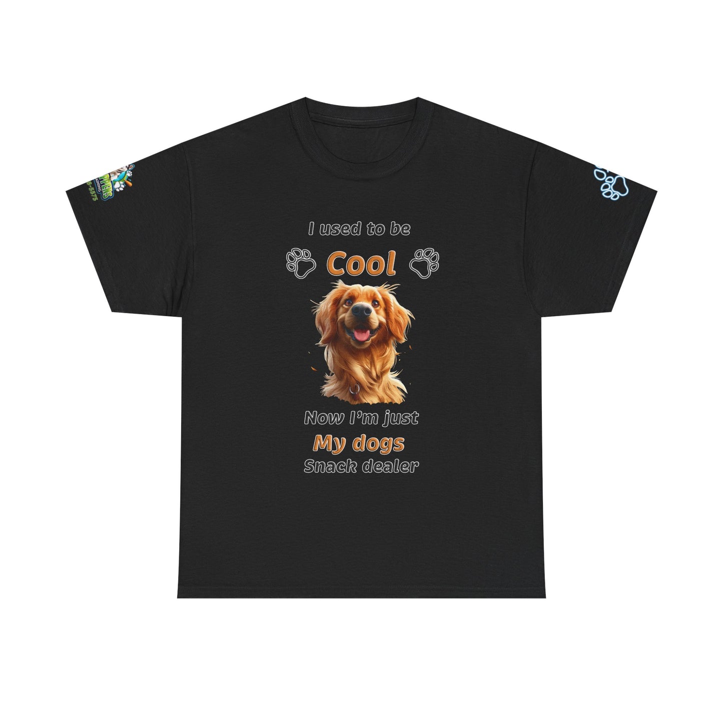 I Used to Be Cool, Now I'm My Dog's Snack Dealer Tee — Golden Retriever Shirt