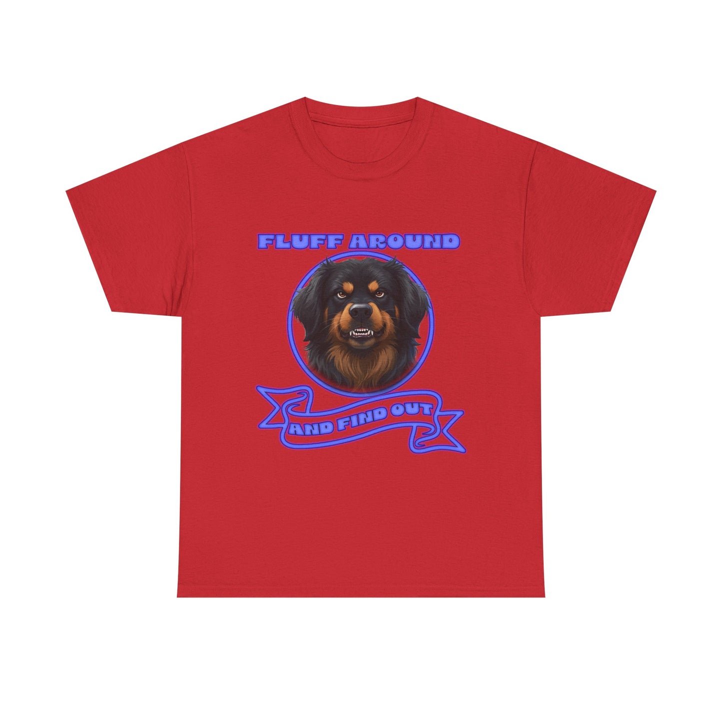 Fluff Around' Graphic Tee – Funny Dog Lover Shirt