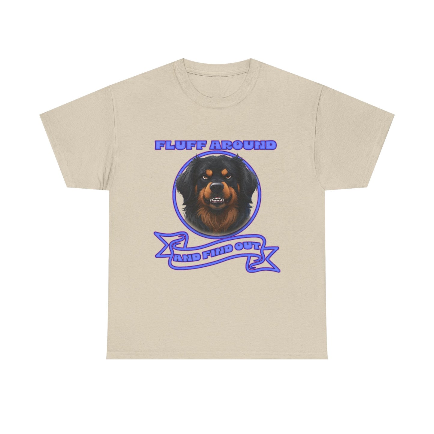 Fluff Around' Graphic Tee – Funny Dog Lover Shirt