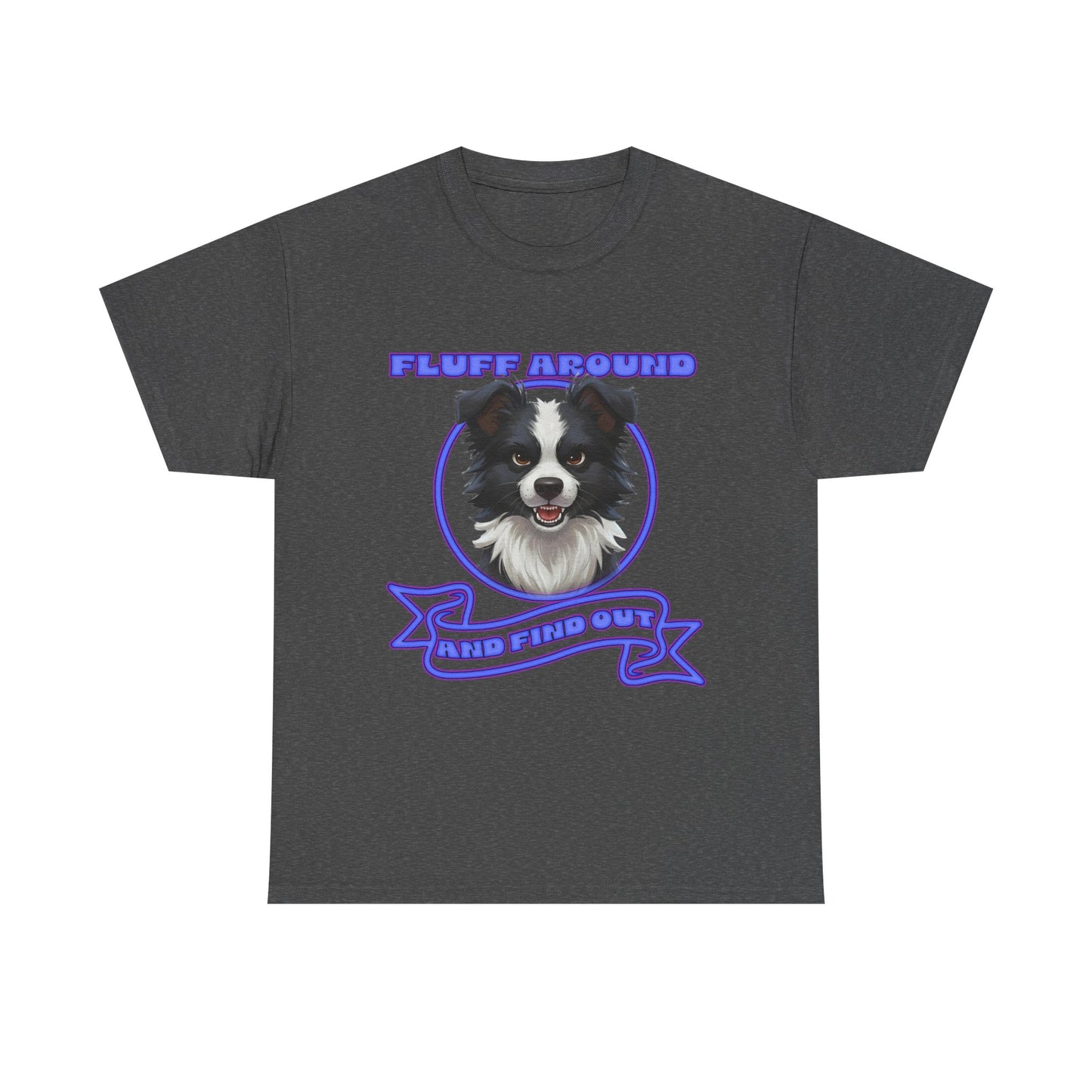 Border Collie Tee — "Fluff Around, Herd Proud" Dog Lover Shirt