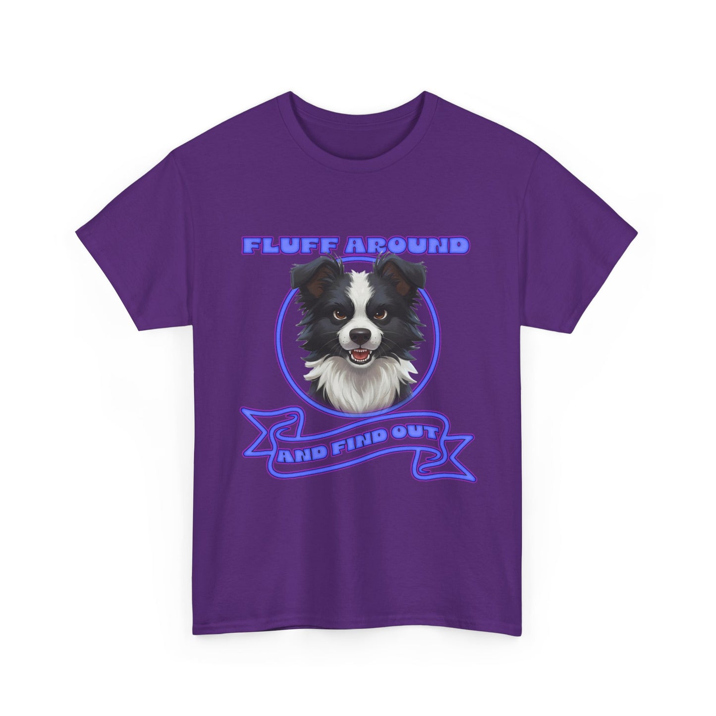 Border Collie Tee — "Fluff Around, Herd Proud" Dog Lover Shirt