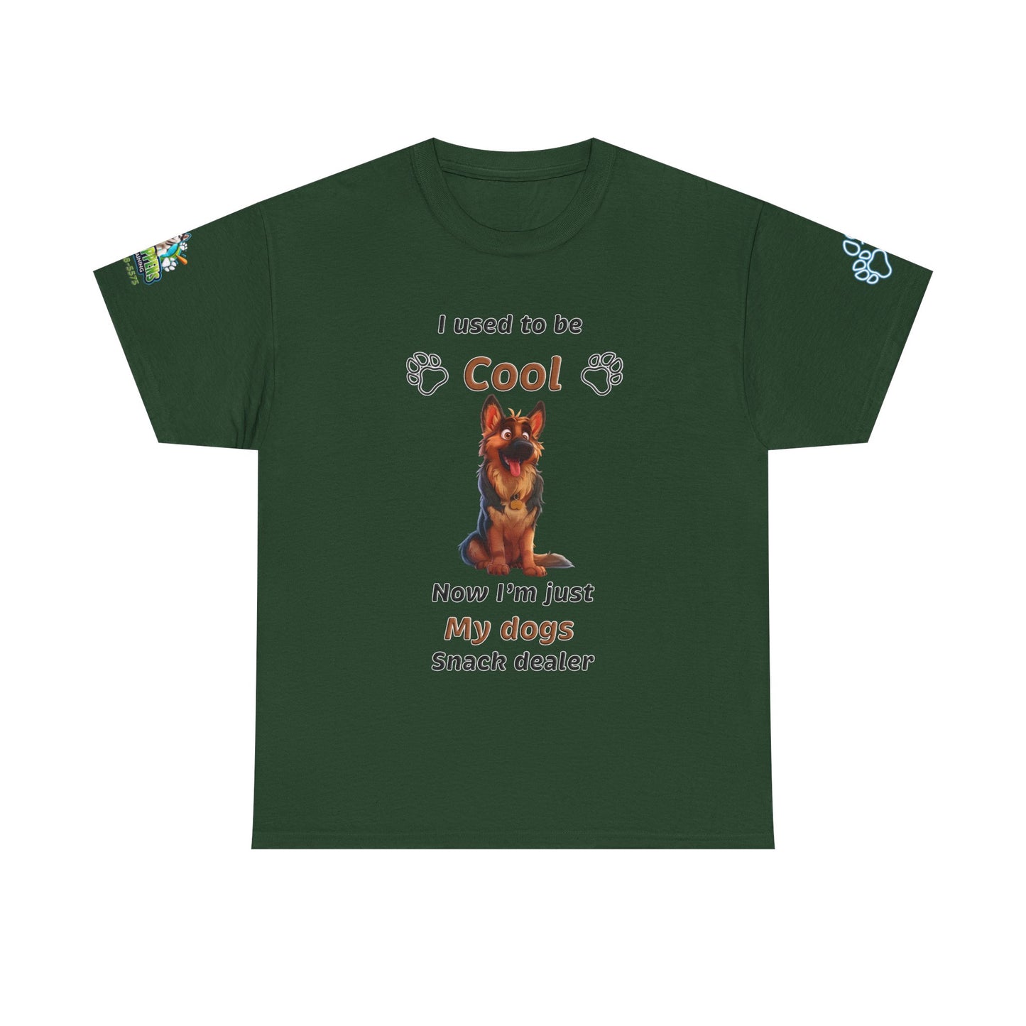 Dog Snack Dealer T‑Shirt — "I Used to Be Cool, Now I'm Just My Dog's Snack Dealer"