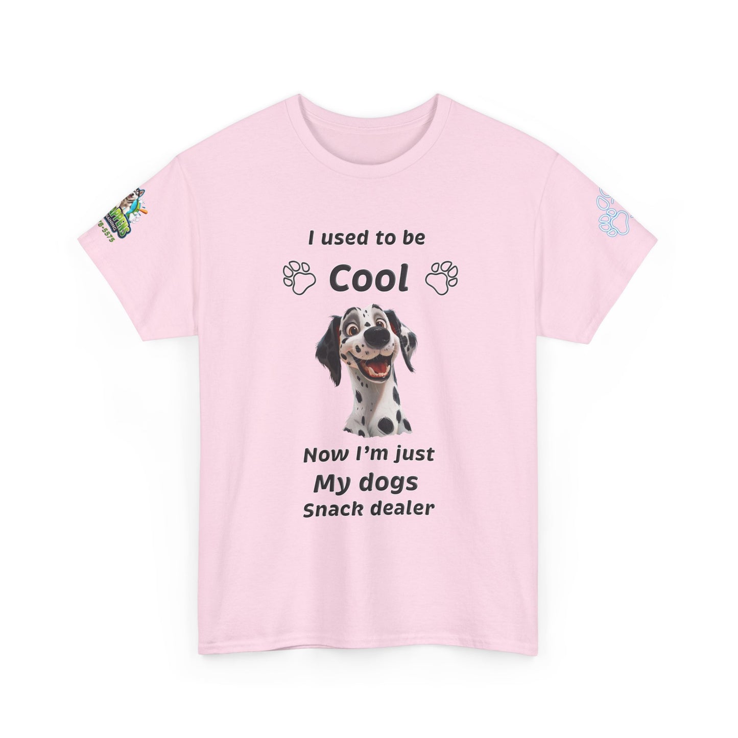 Dalmatian 'I'm My Dog's Snack Dealer' T-Shirt