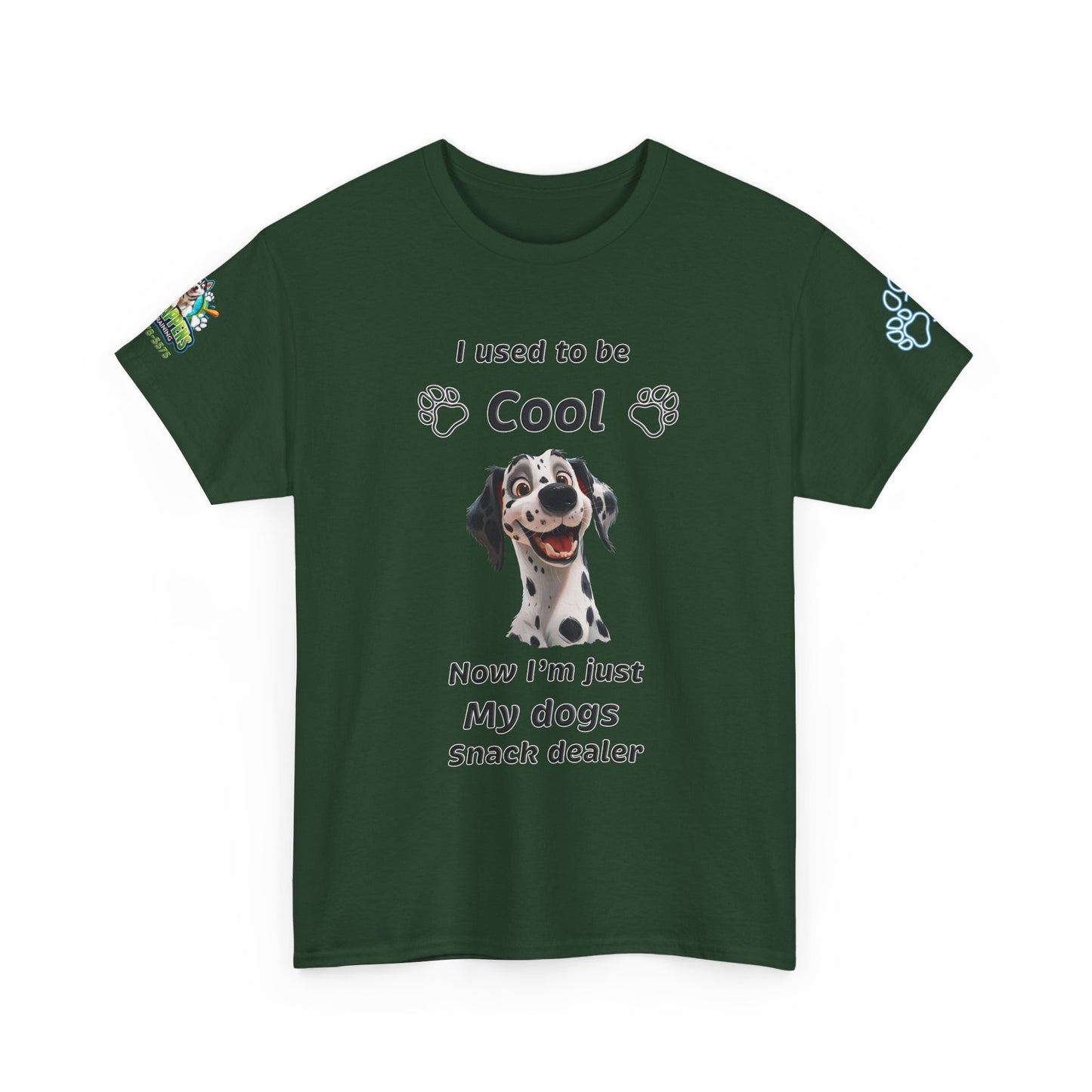 Dalmatian 'I'm My Dog's Snack Dealer' T-Shirt