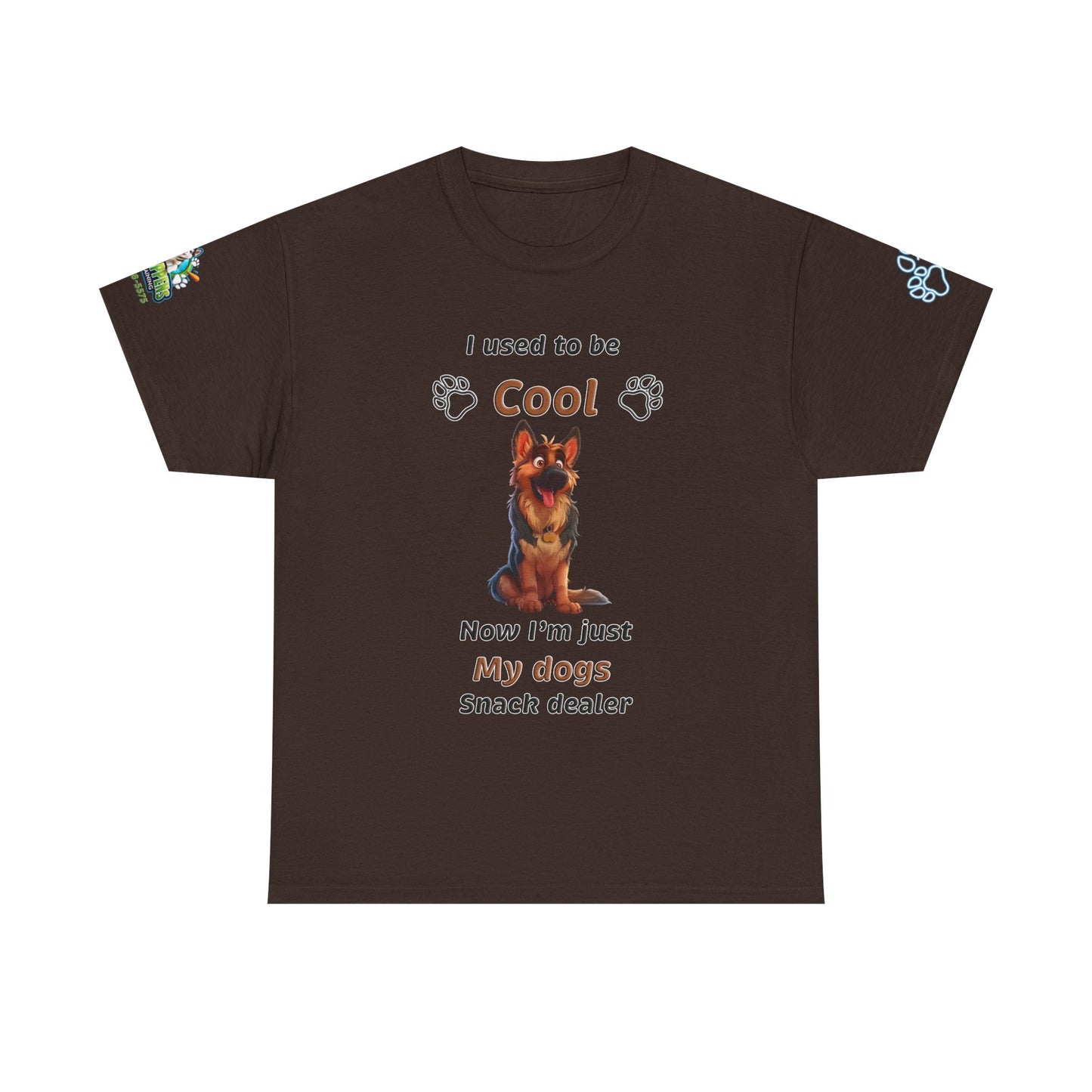 Dog Snack Dealer T‑Shirt — "I Used to Be Cool, Now I'm Just My Dog's Snack Dealer"
