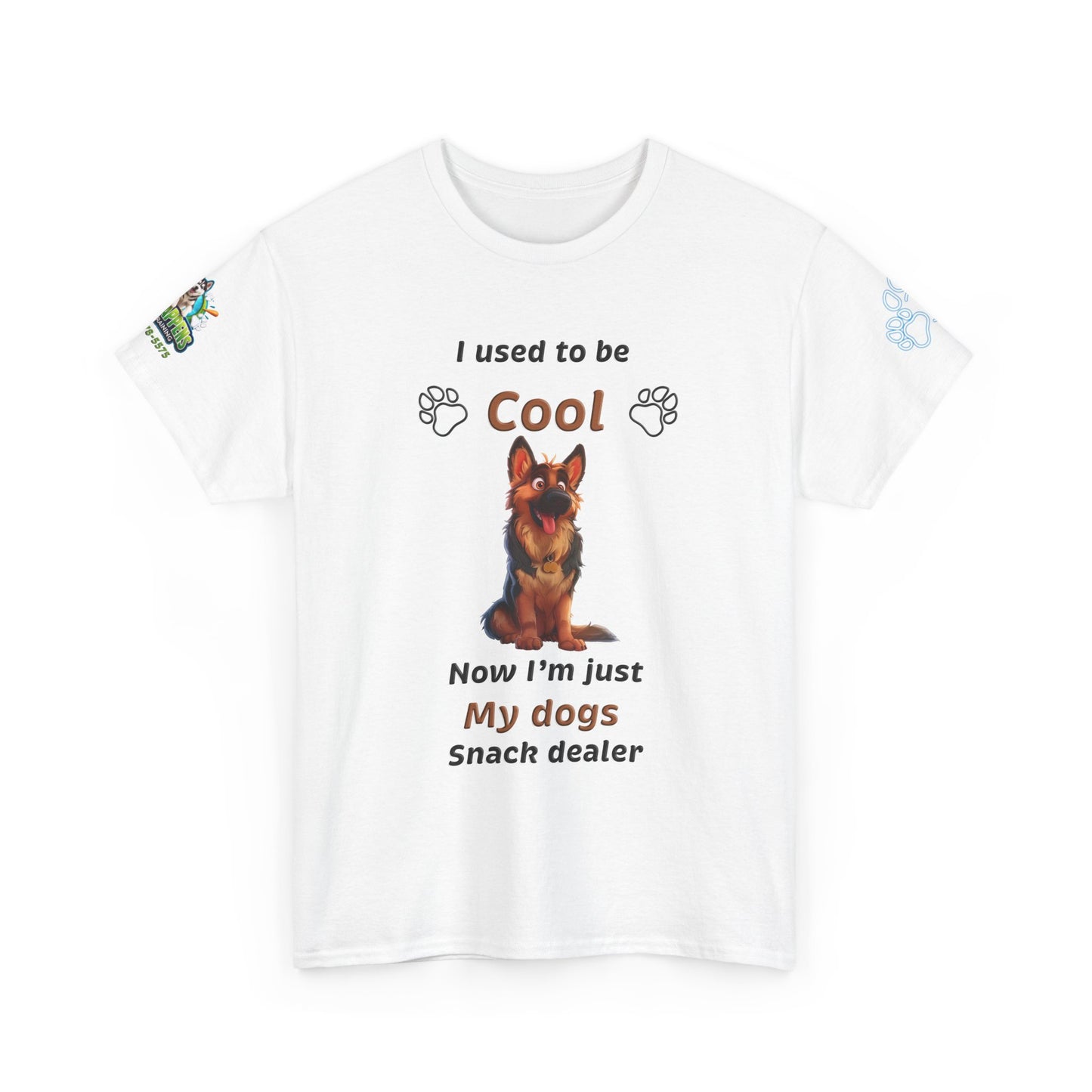 Dog Snack Dealer T‑Shirt — "I Used to Be Cool, Now I'm Just My Dog's Snack Dealer"
