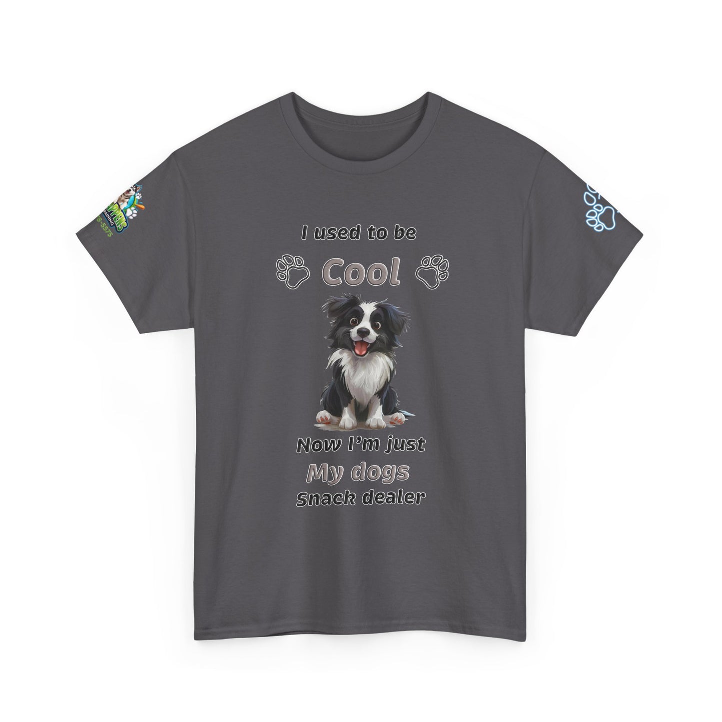 I Used to Be Cool, Now I'm My Dog's Snack Dealer Tee — Border Collie  Shirt