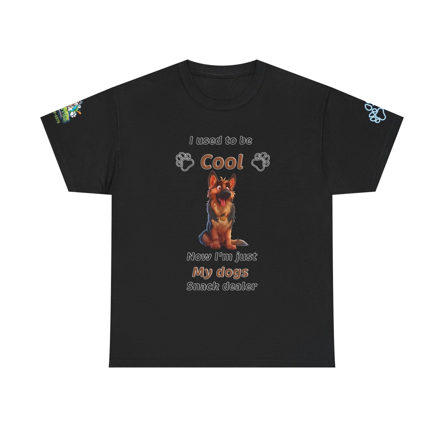 Dog Snack Dealer T‑Shirt — "I Used to Be Cool, Now I'm Just My Dog's Snack Dealer"