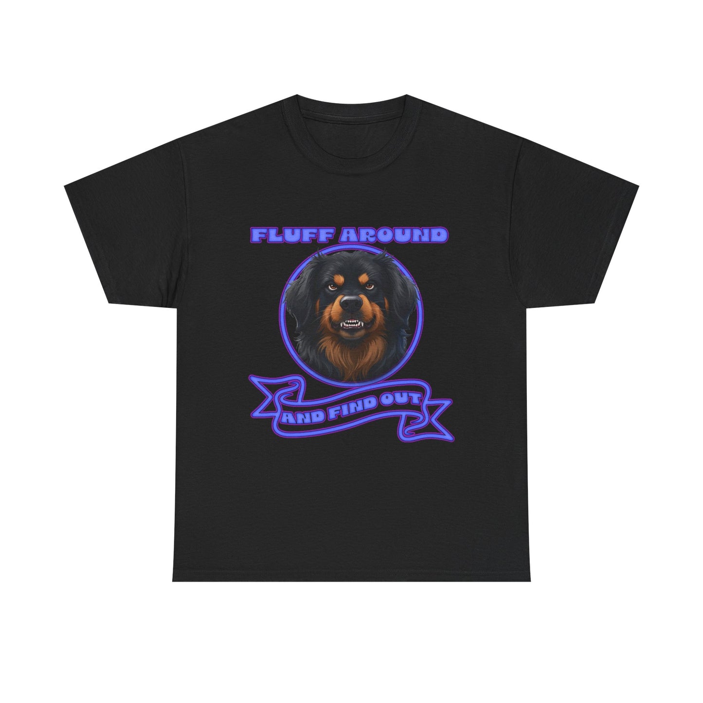 Fluff Around' Graphic Tee – Funny Dog Lover Shirt