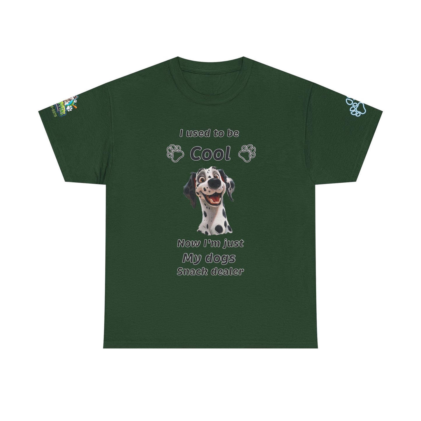 Dalmatian 'I'm My Dog's Snack Dealer' T-Shirt