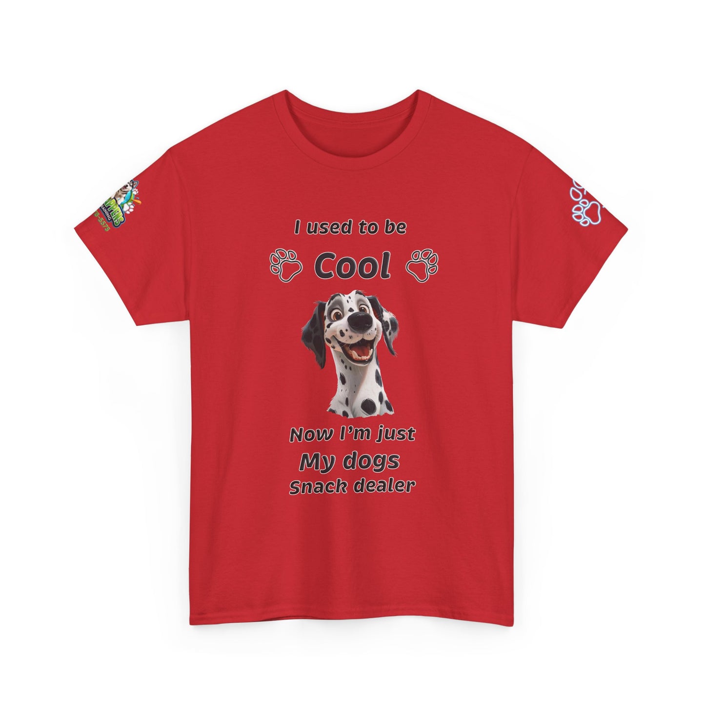 Dalmatian 'I'm My Dog's Snack Dealer' T-Shirt