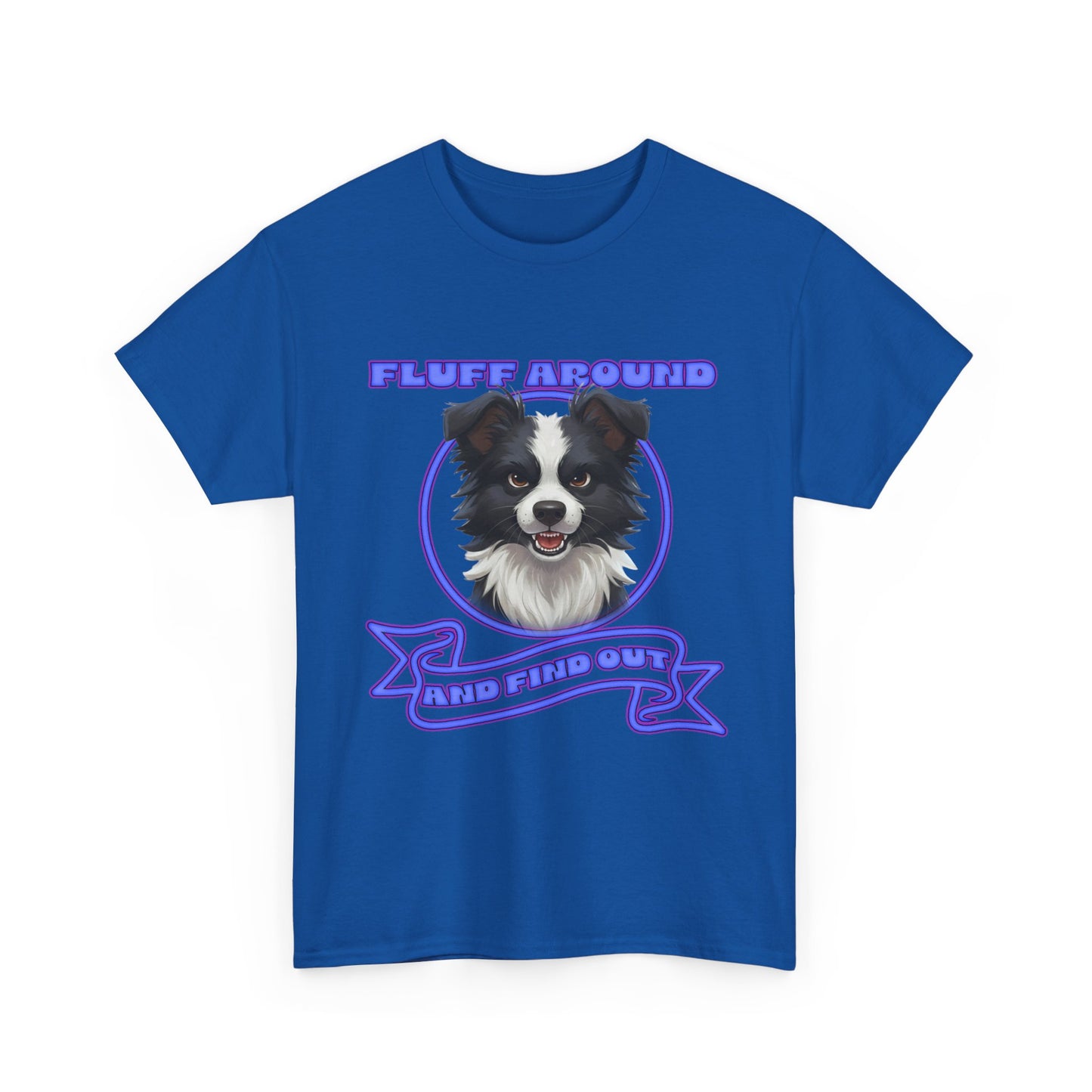 Border Collie Tee — "Fluff Around, Herd Proud" Dog Lover Shirt