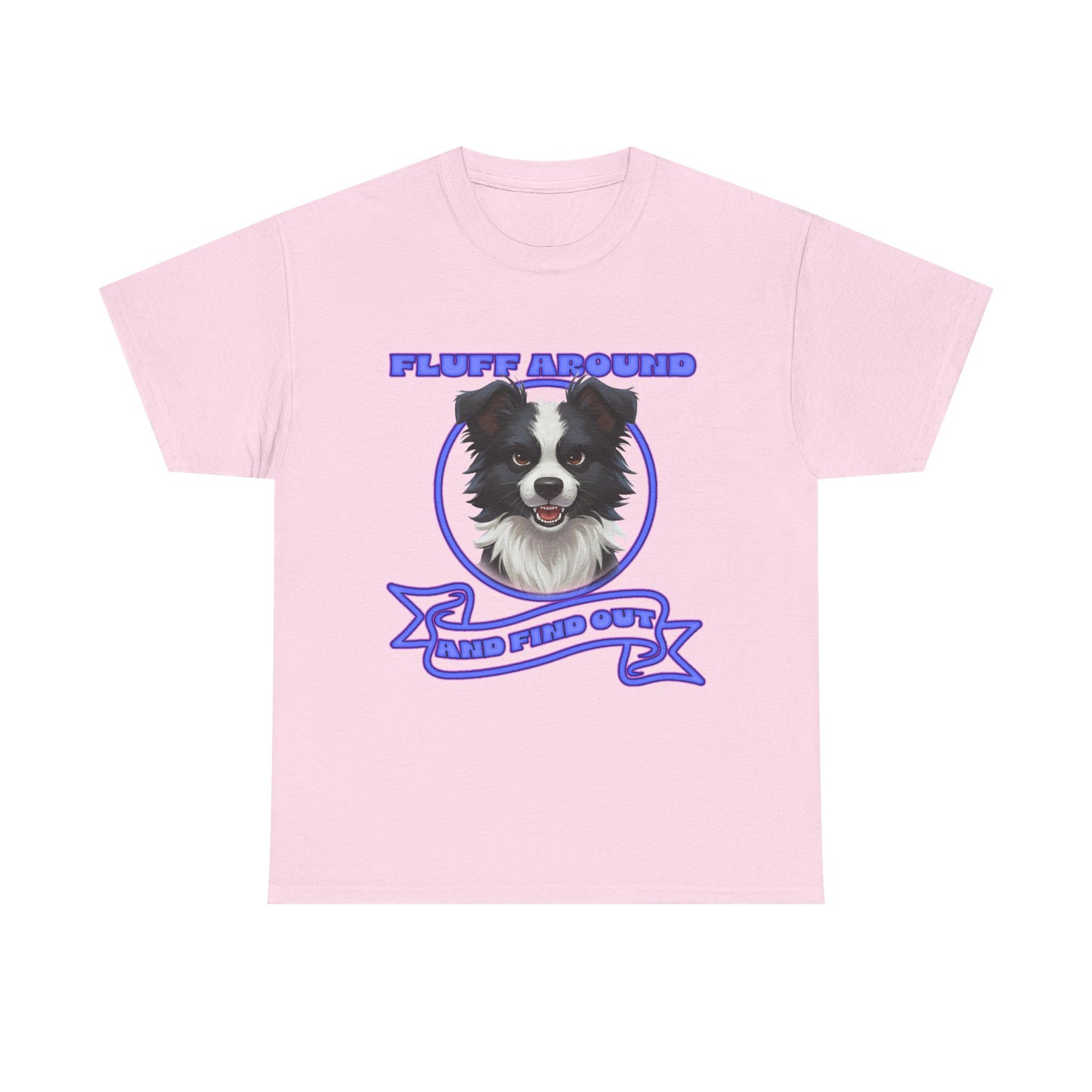 Border Collie Tee — "Fluff Around, Herd Proud" Dog Lover Shirt