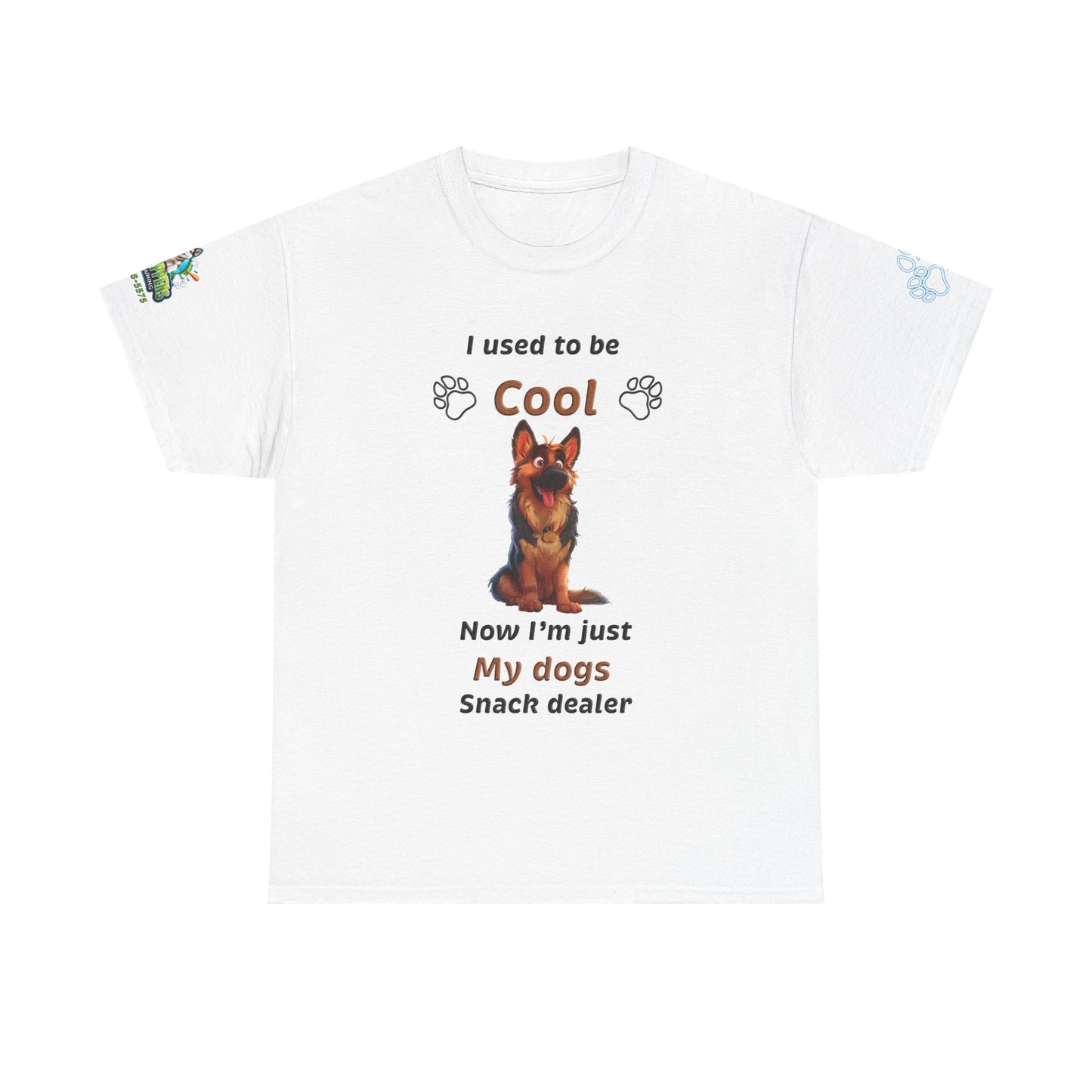 Dog Snack Dealer T‑Shirt — "I Used to Be Cool, Now I'm Just My Dog's Snack Dealer"
