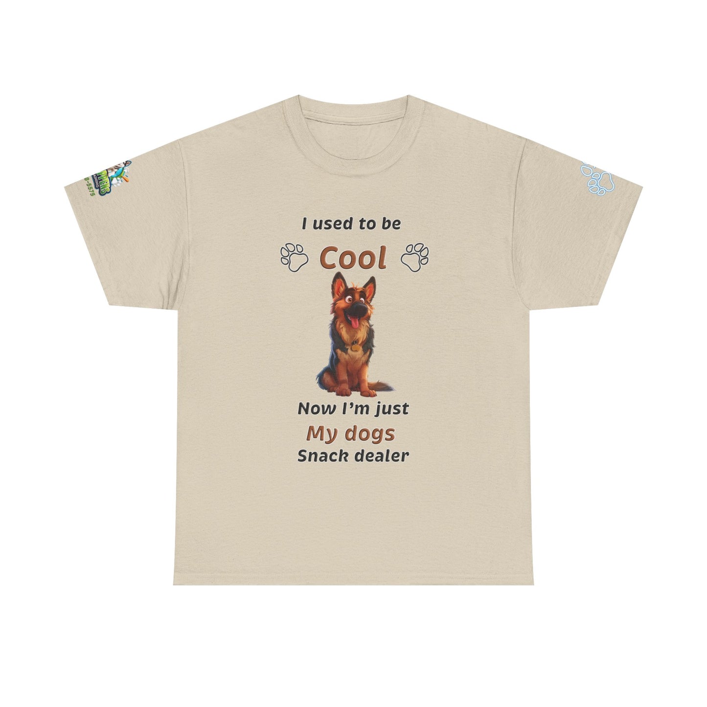 Dog Snack Dealer T‑Shirt — "I Used to Be Cool, Now I'm Just My Dog's Snack Dealer"