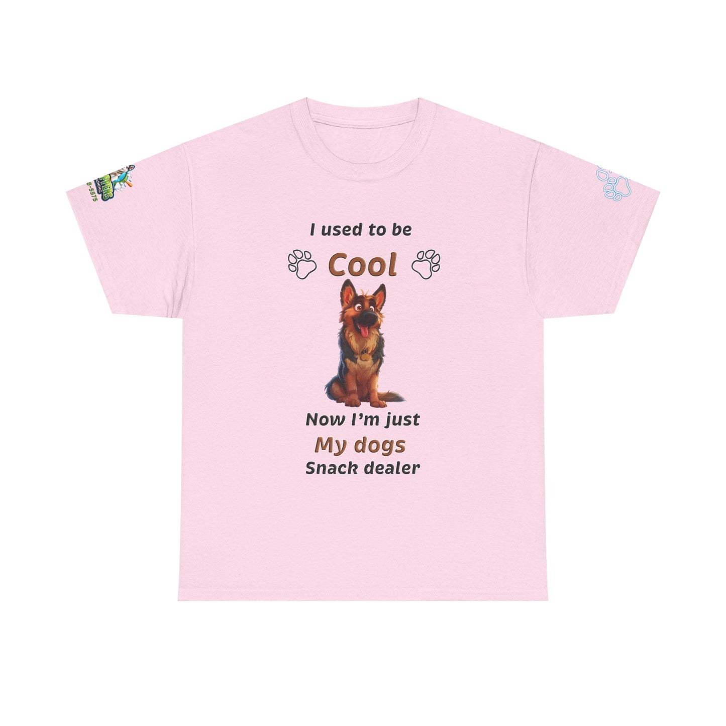 Dog Snack Dealer T‑Shirt — "I Used to Be Cool, Now I'm Just My Dog's Snack Dealer"