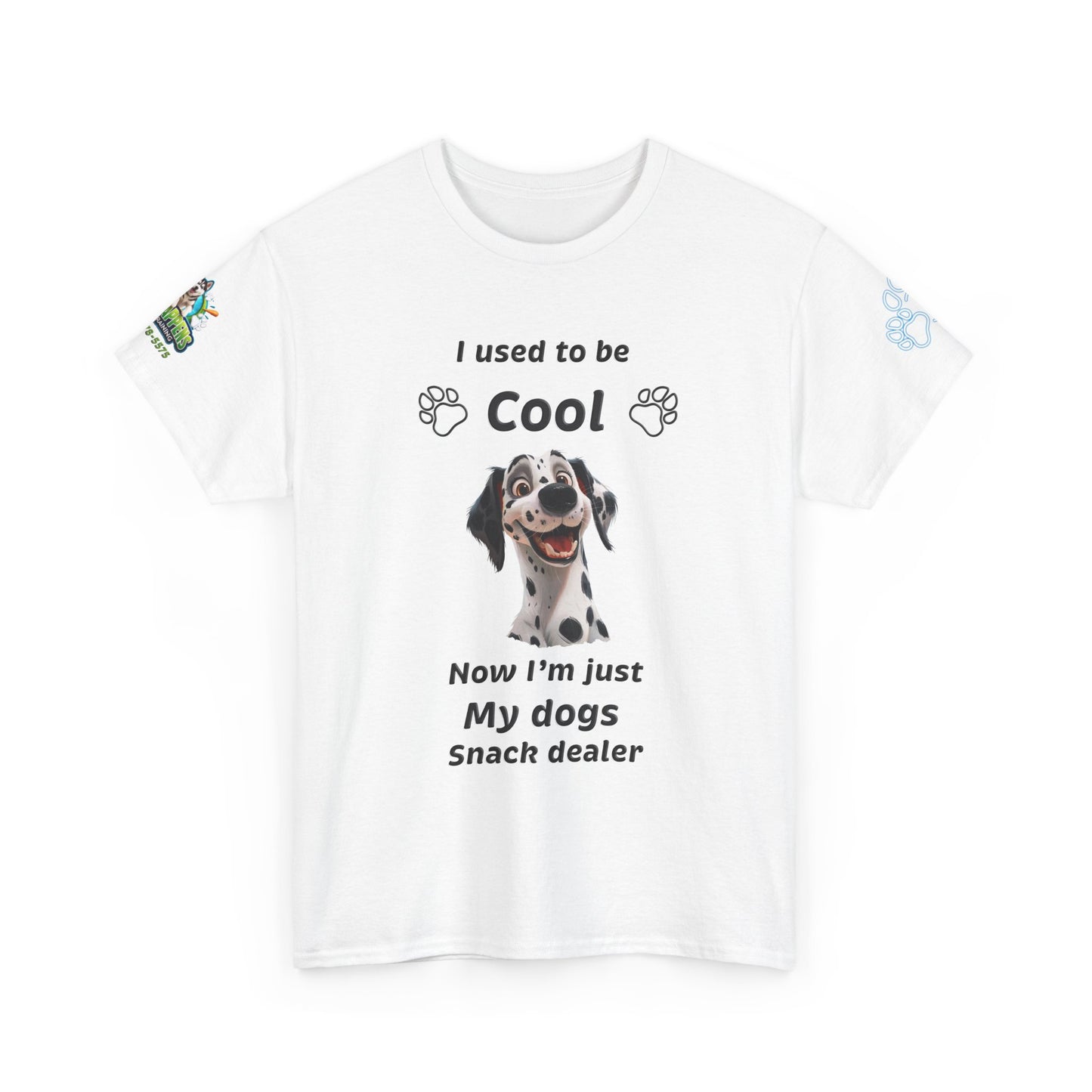 Dalmatian 'I'm My Dog's Snack Dealer' T-Shirt