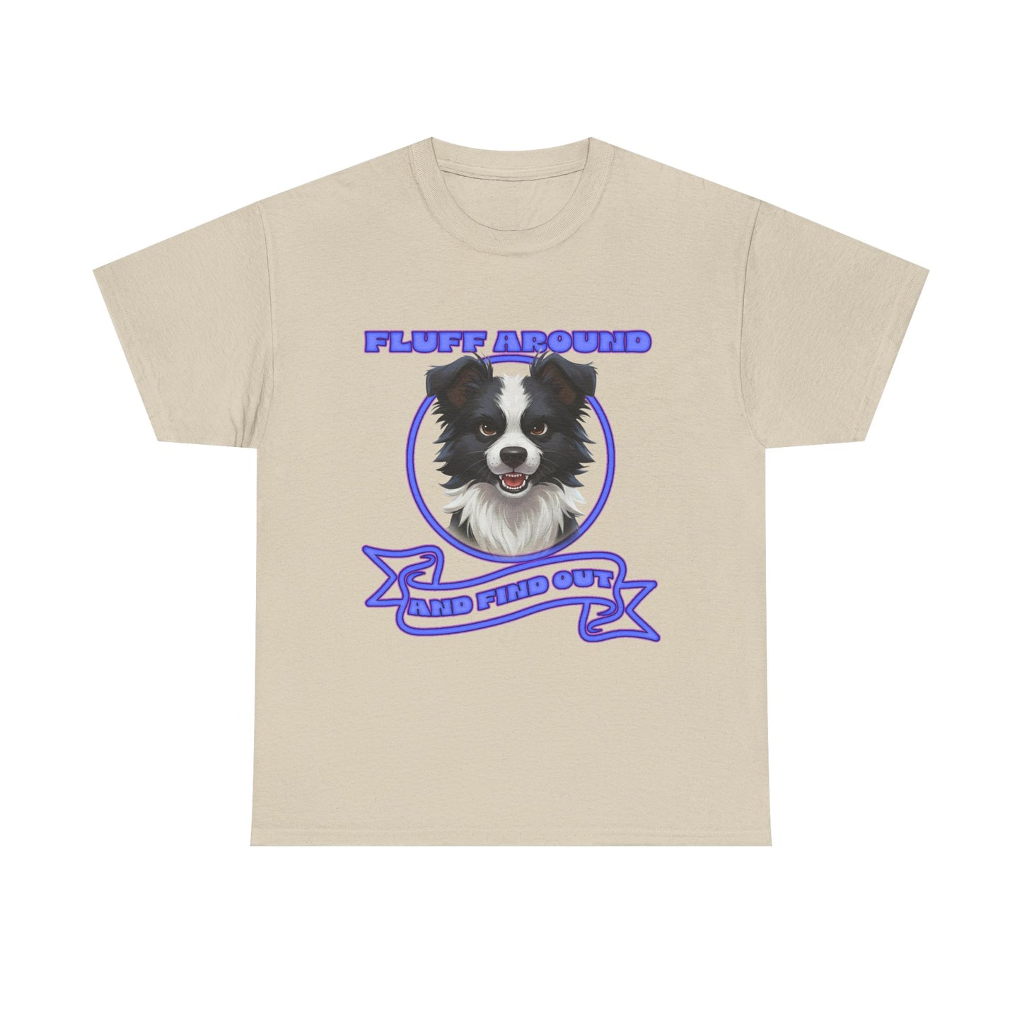 Border Collie Tee — "Fluff Around, Herd Proud" Dog Lover Shirt