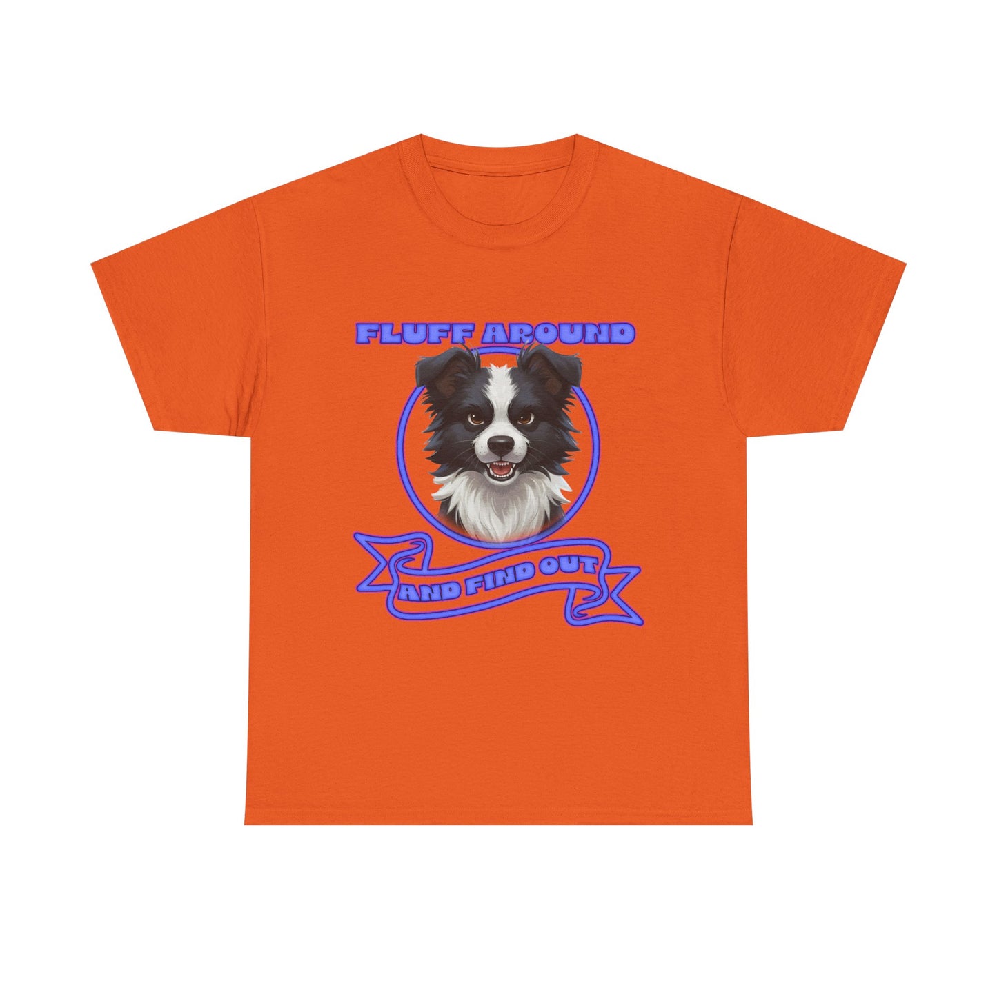Border Collie Tee — "Fluff Around, Herd Proud" Dog Lover Shirt