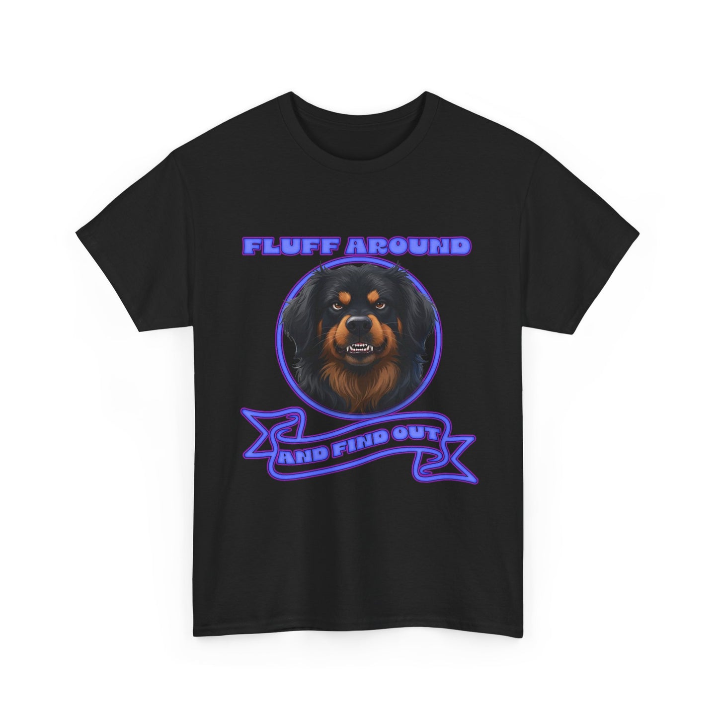 Fluff Around' Graphic Tee – Funny Dog Lover Shirt