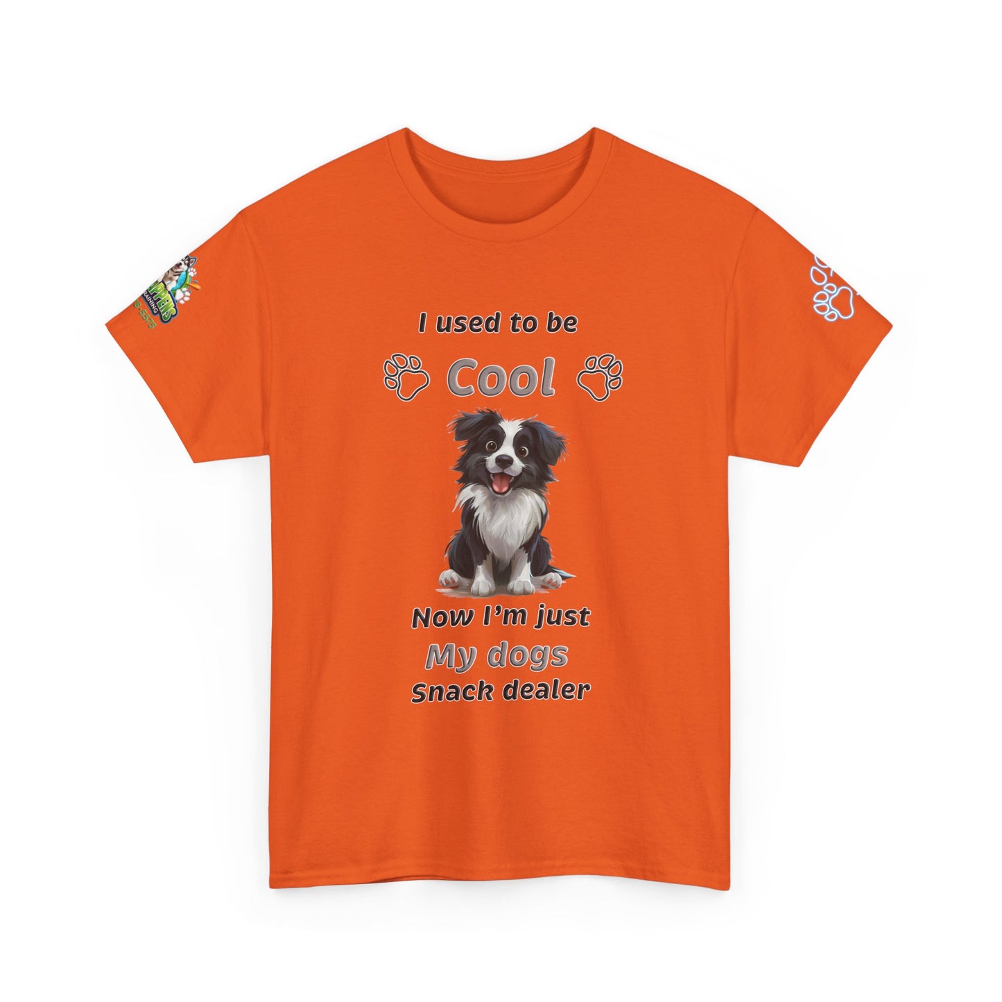 I Used to Be Cool, Now I'm My Dog's Snack Dealer Tee — Border Collie  Shirt