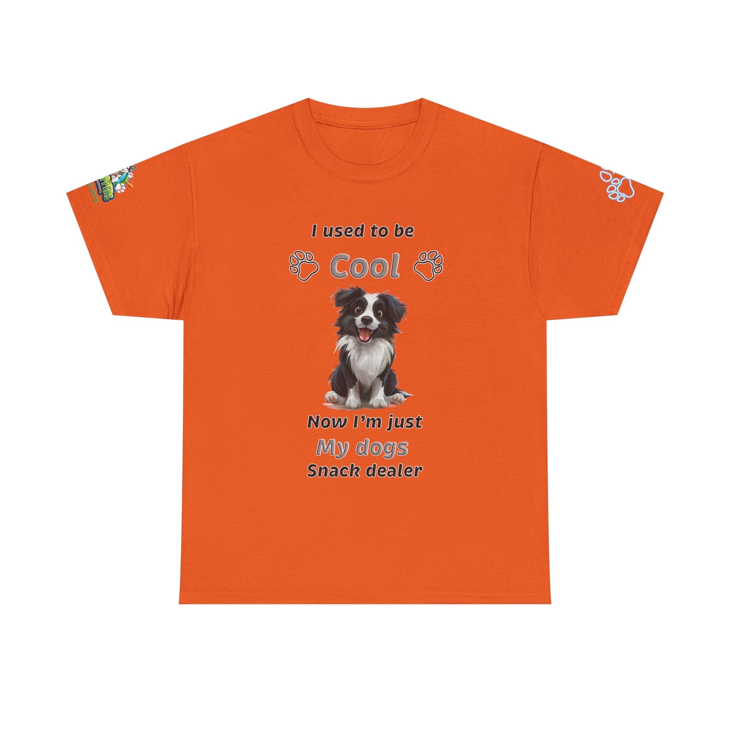 I Used to Be Cool, Now I'm My Dog's Snack Dealer Tee — Border Collie  Shirt