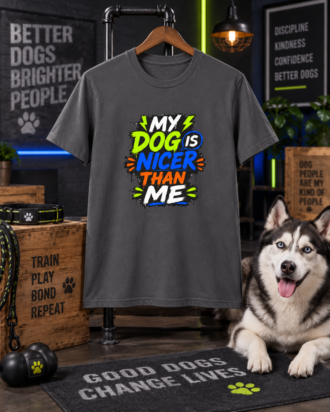 My Dog Is Nicer Than Me T-Shirt