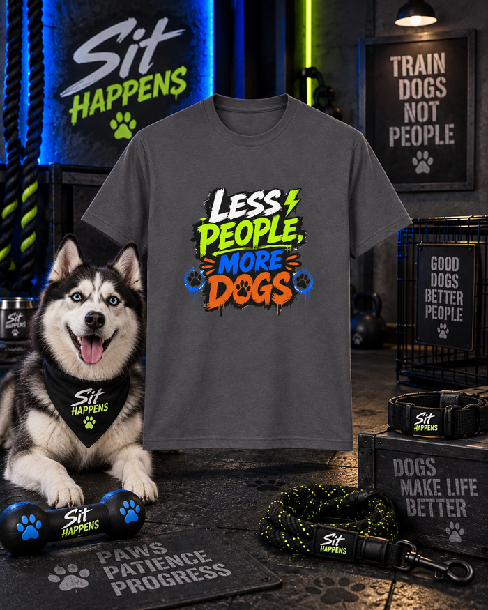 Less People, More Dogs T-Shirt