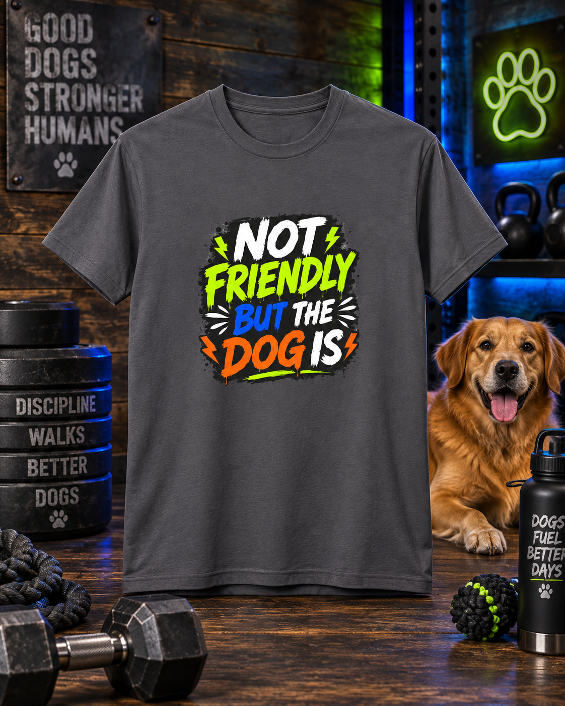 Not Friendly But The Dog Is T-Shirt